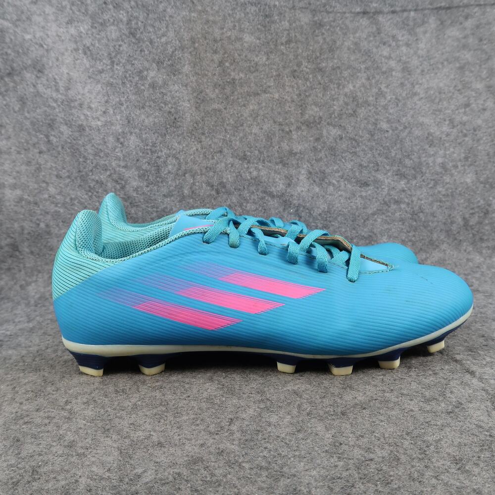 Adidas Cleats Shoes Mens 9 X Speedflow.4 FG Soccer Football Blue Pink Low Sport